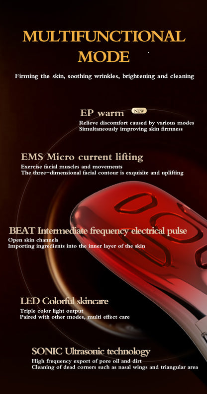 Lifting facial, modelado, reafirmante, masaje facial, introducción, aclaramiento, líneas finas, limpiador, lifting
