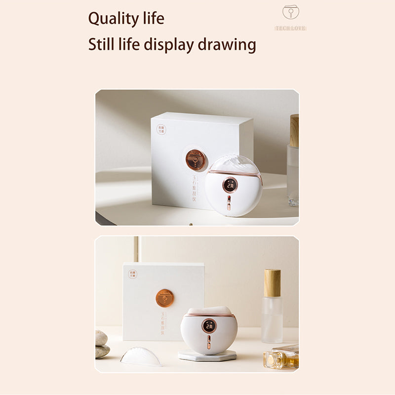 Tabla de raspado de jade, instrumento de compresa caliente para masaje de belleza