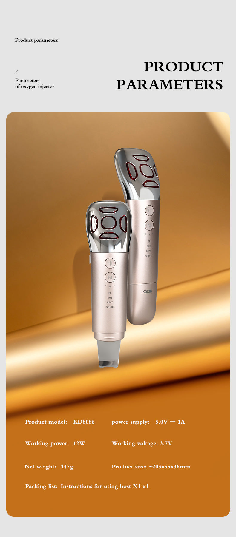 Lifting facial, modelado, reafirmante, masaje facial, introducción, aclaramiento, líneas finas, limpiador, lifting