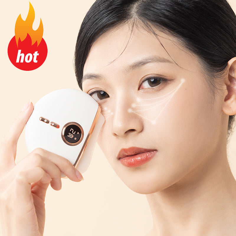 Tabla de raspado de jade, instrumento de compresa caliente para masaje de belleza