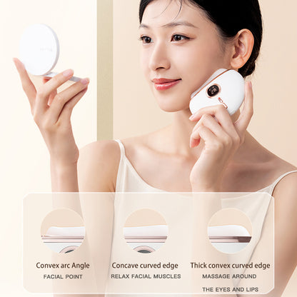 Tabla de raspado de jade, instrumento de compresa caliente para masaje de belleza