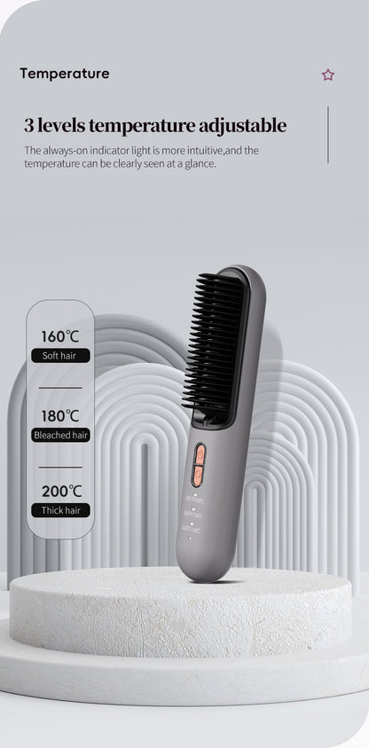 Plancha de pelo inalámbrica