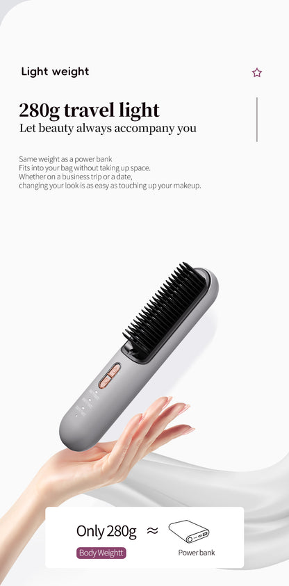 Plancha de pelo inalámbrica